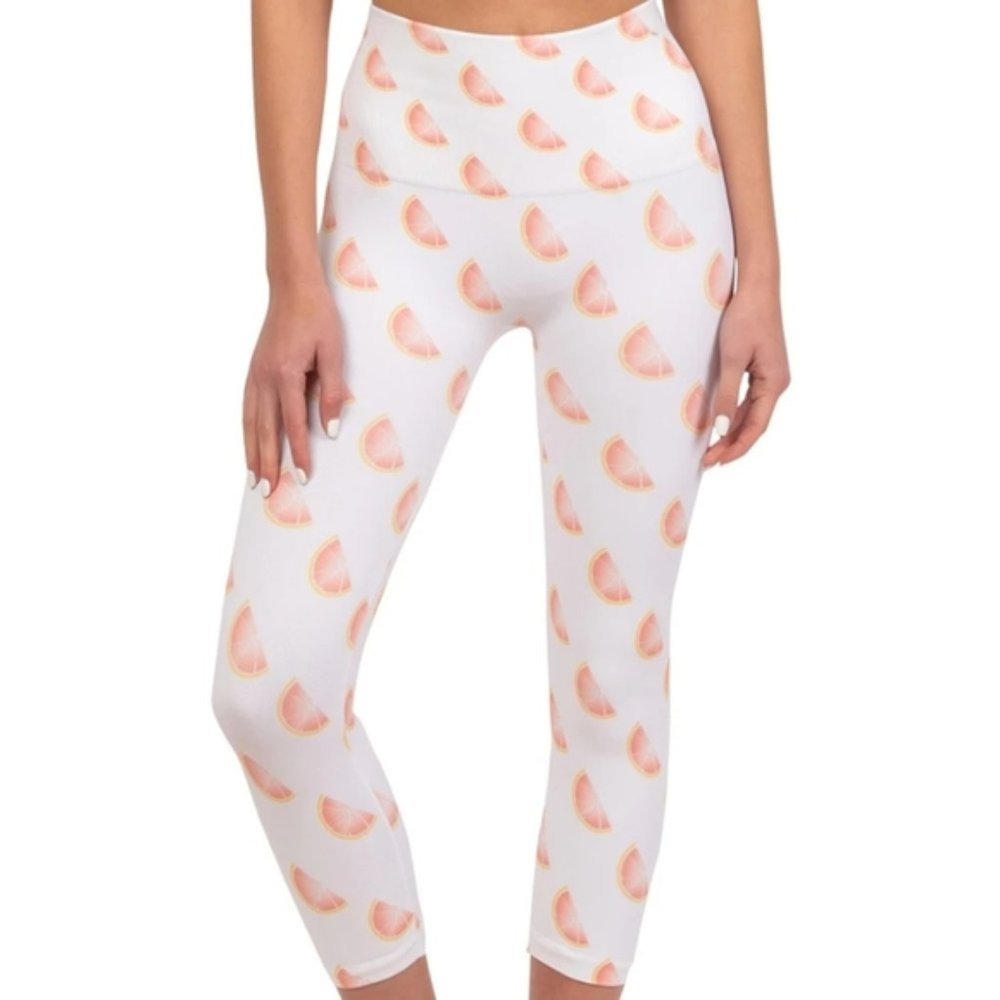 Morgan Stewart Sport fruit leggings  NWOT